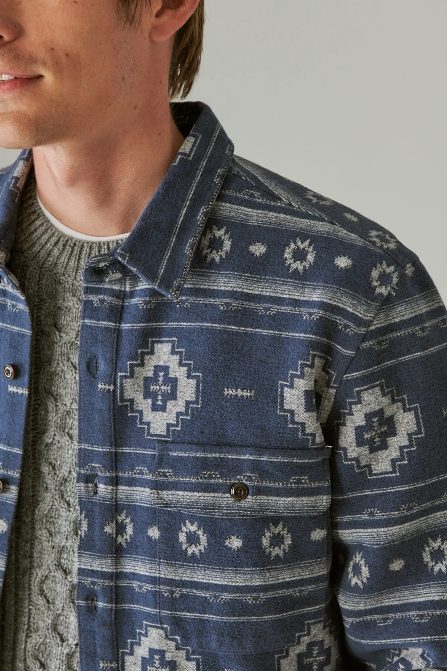 JAQUARD UTILITY LONG SLEEVE SHIRT, image 4
