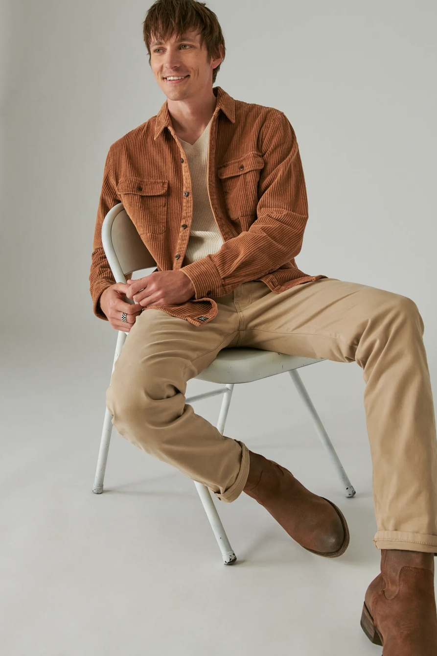 CORDUROY UTILITY LONG SLEEVE  SHIRT, image 1