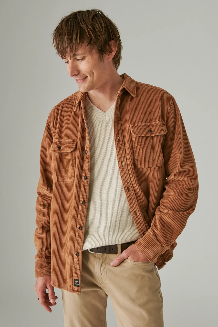 CORDUROY UTILITY LONG SLEEVE  SHIRT, image 2