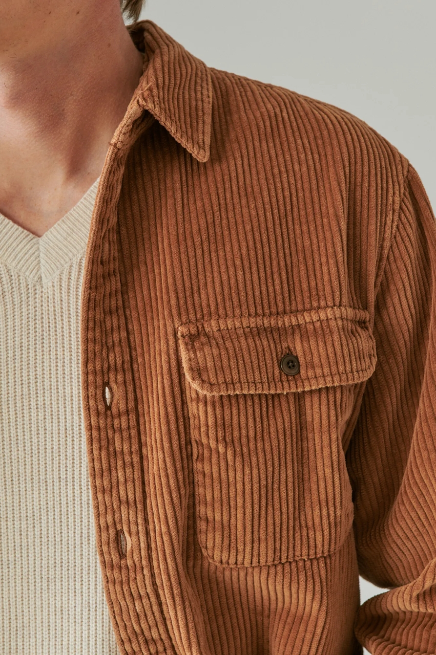 CORDUROY UTILITY LONG SLEEVE  SHIRT, image 4