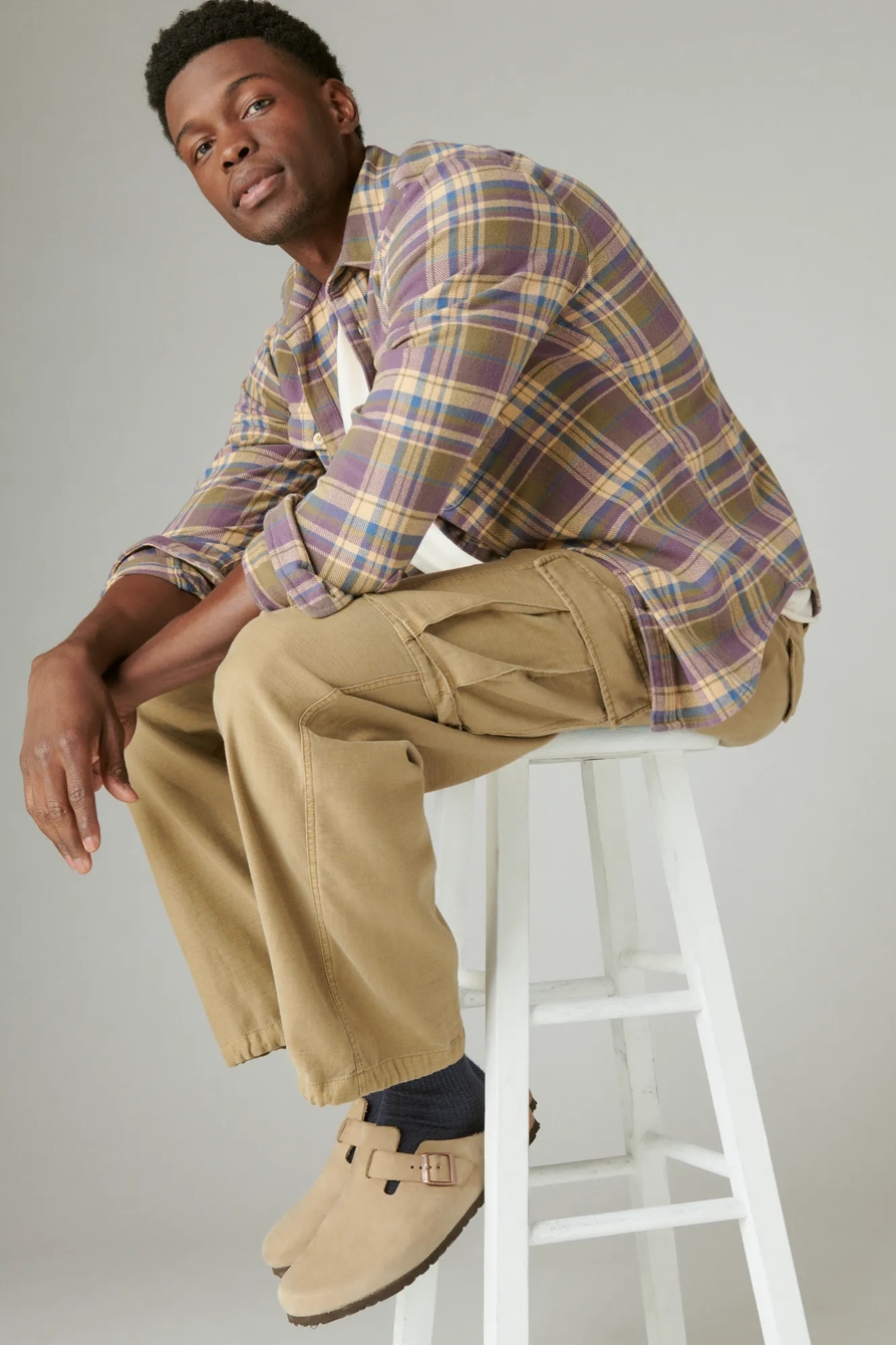 PLAID UTILITY CLOUD SOFT LONG SLEEVE FLANNEL, image 2