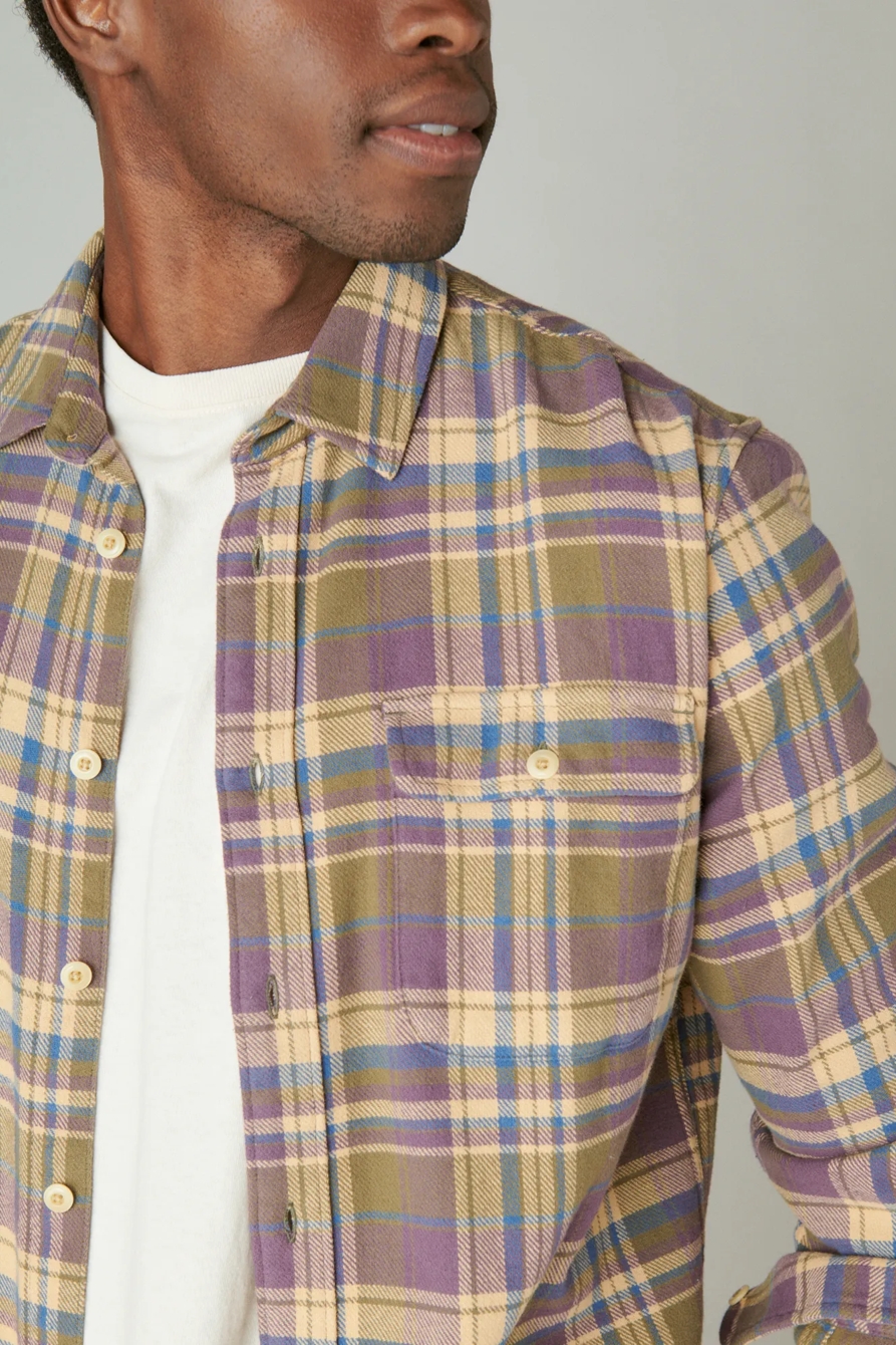PLAID UTILITY CLOUD SOFT LONG SLEEVE FLANNEL, image 4
