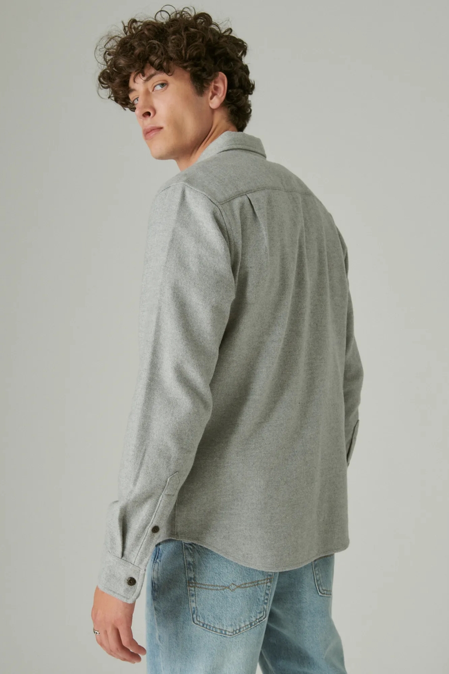 SOLID UTILITY CLOUD SOFT LONG SLEEVE FLANNEL, image 3