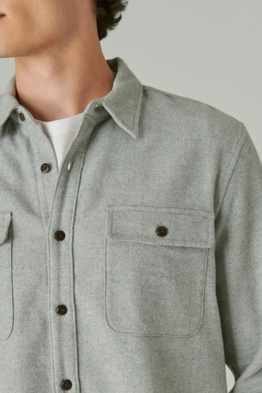 SOLID UTILITY CLOUD SOFT LONG SLEEVE FLANNEL, image 4