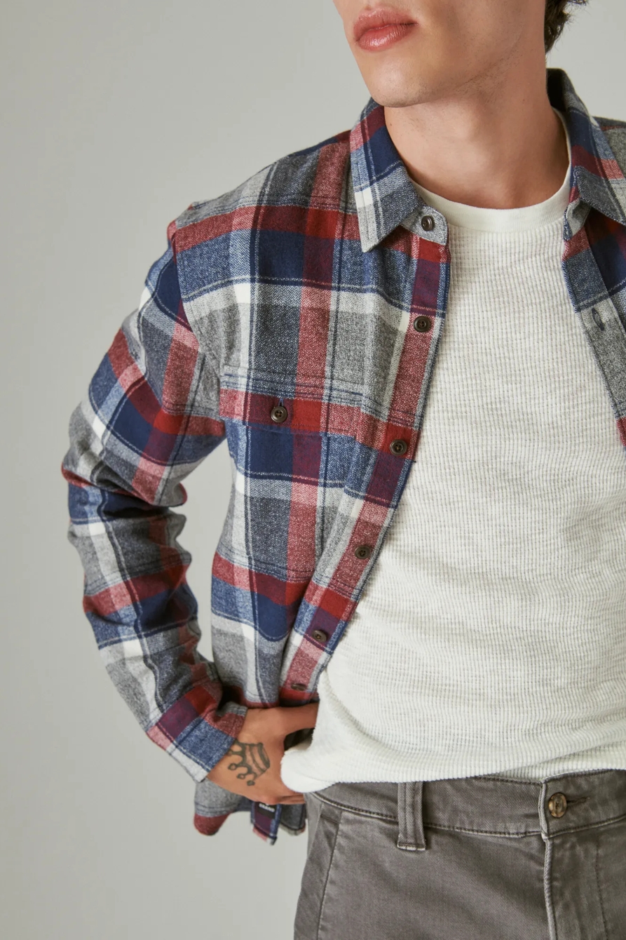 PLAID UTILITY LONG SLEEVE FLANNEL, image 4