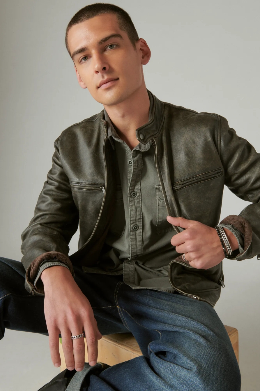 CORDUROY COLLAR WASHED UTILITY LONG SLEEVE SHIRT, image 2