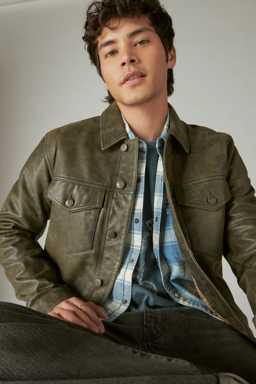 INDIGO PLAID WESTERN LONG SLEEVE SHIRT, image 4