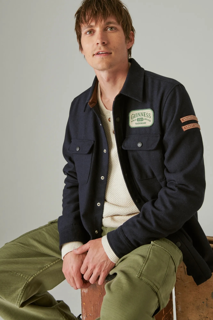 GUINNESS WOOL OVER SHIRT, image 2