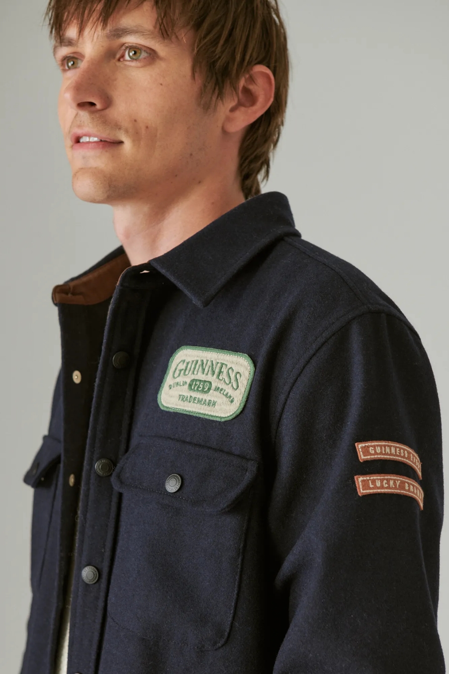 GUINNESS WOOL OVER SHIRT, image 4