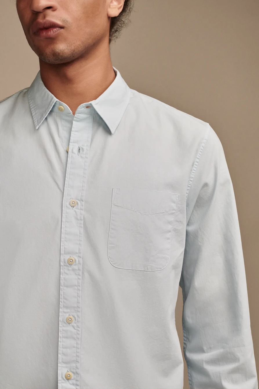 POPLIN ONE POCKET LONG SLEEVE SHIRT, image 3