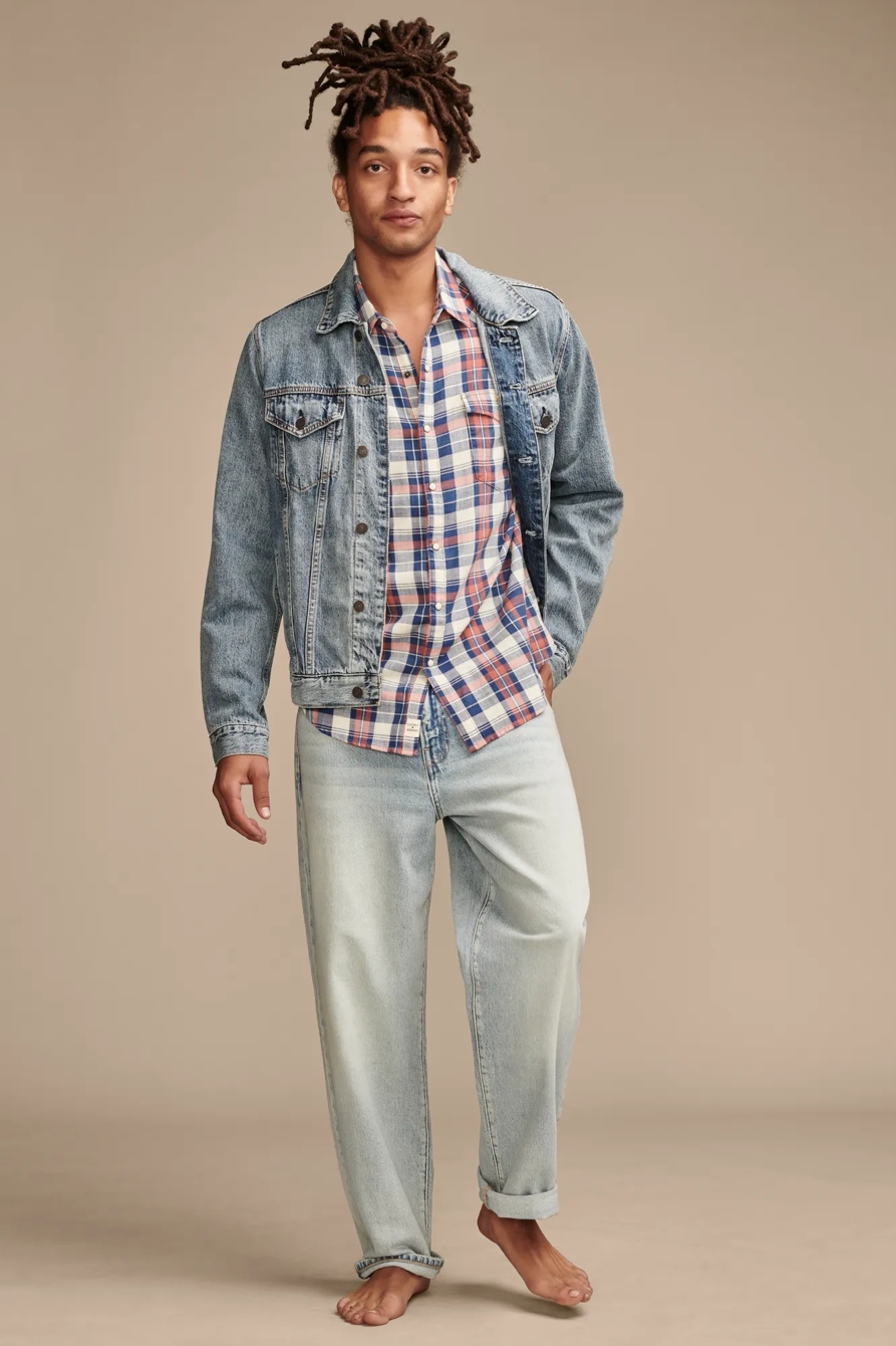 PLAID INDIGO WESTERN SHIRT, image 2