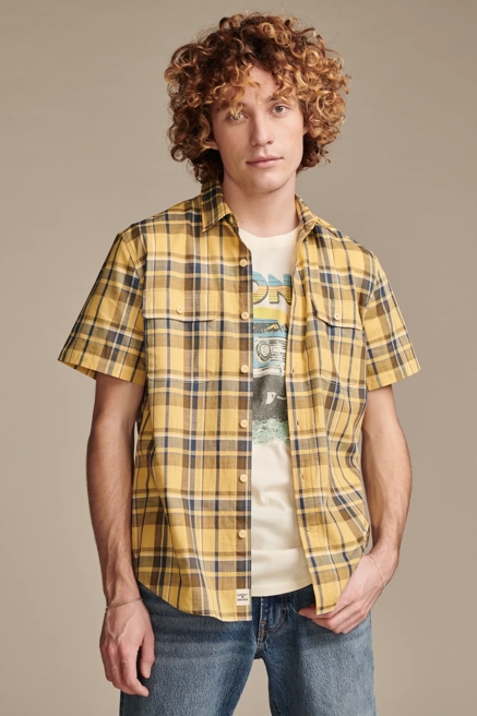 PLAID SHORT SLEEVE SHIRT, image 1