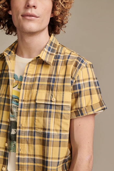 PLAID SHORT SLEEVE SHIRT, image 2