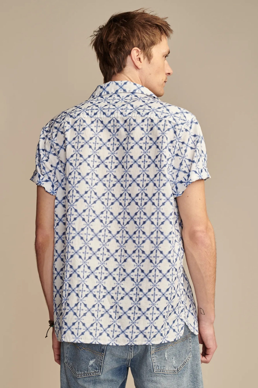 BATIK SHORT SLEEVE CAMP COLLAR SHIRT, image 5