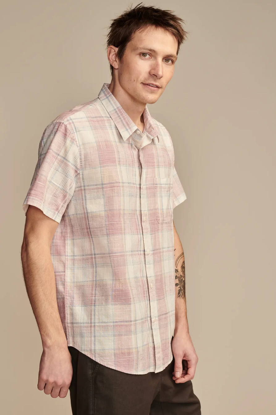 PLAID SAN GABRIEL SHORT SLEEVE 1 POCKET SHIRT, image 4