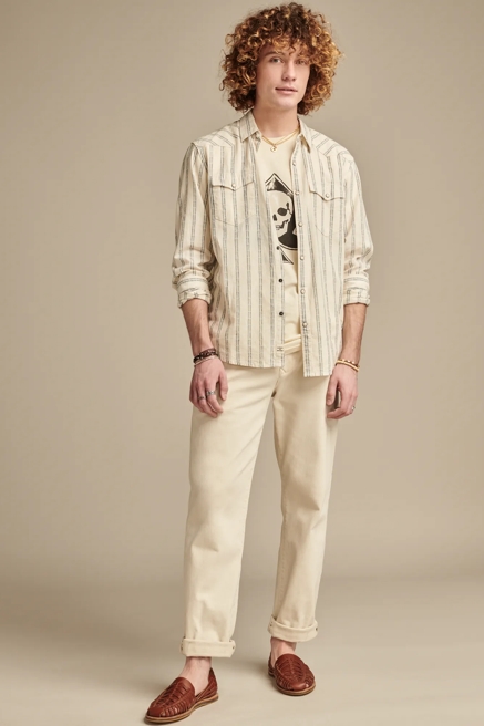 STRIPED LONG SLEEVE MESA WESTERN SHIRT, image 2