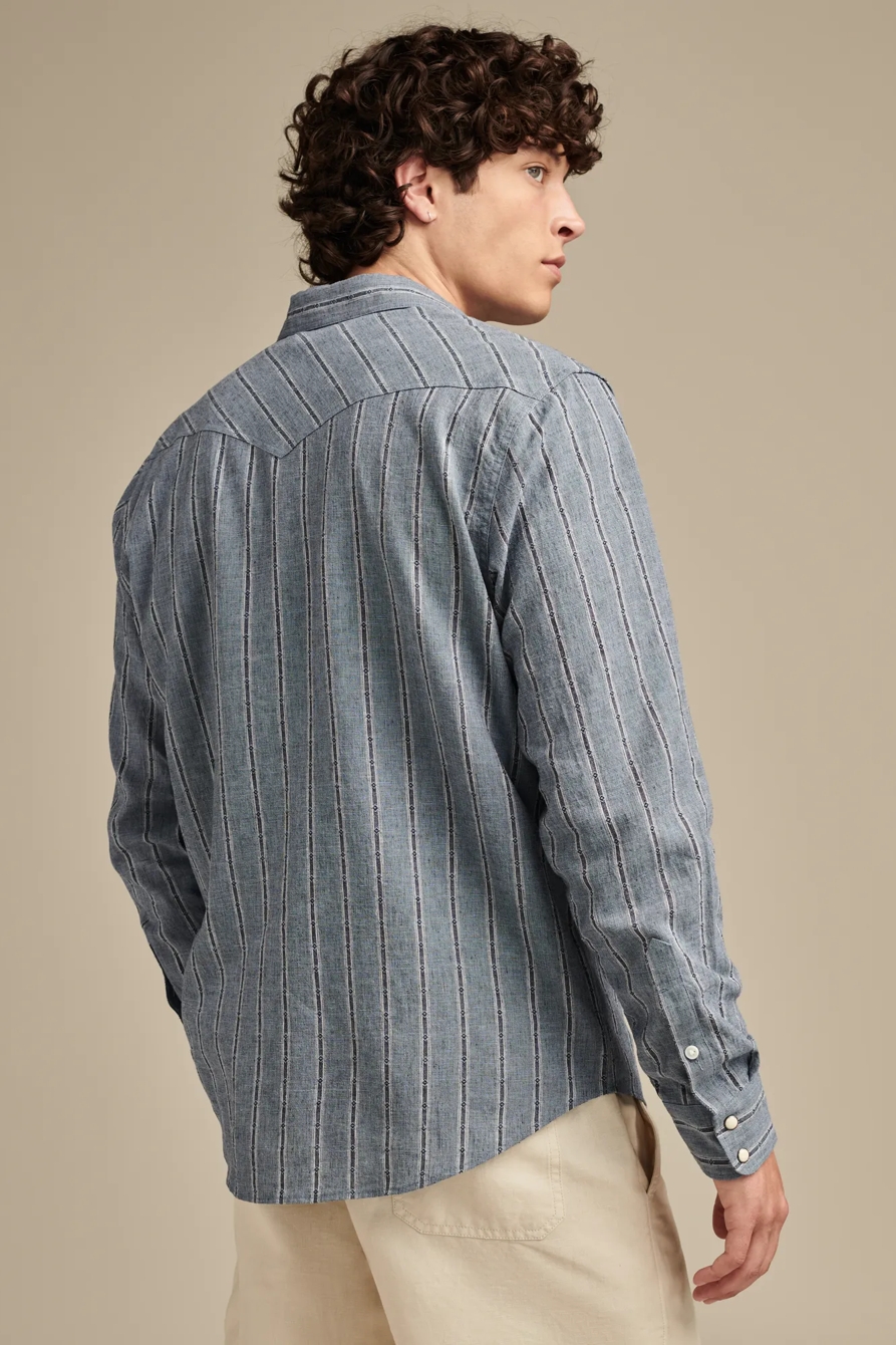 STRIPED LONG SLEEVE MESA WESTERN SHIRT, image 5