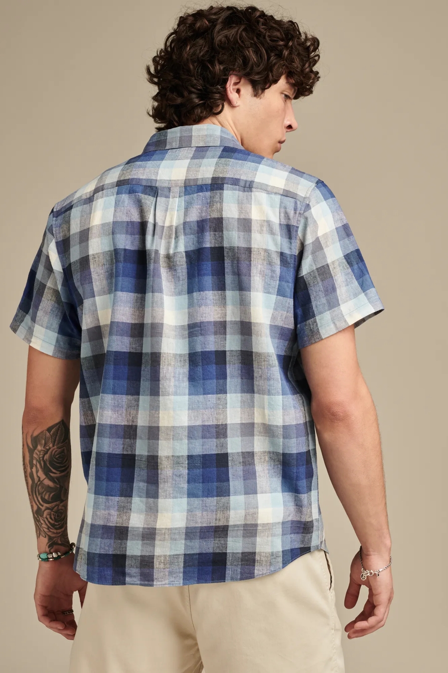 MULTI PLAID SAN GABRIEL SHORT SLEEVE 1 POCKET SHIRT, image 5