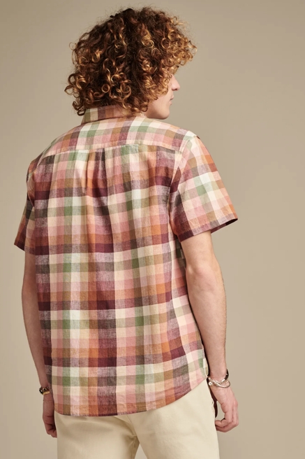 MULTI PLAID SAN GABRIEL SHORT SLEEVE 1 POCKET SHIRT, image 4