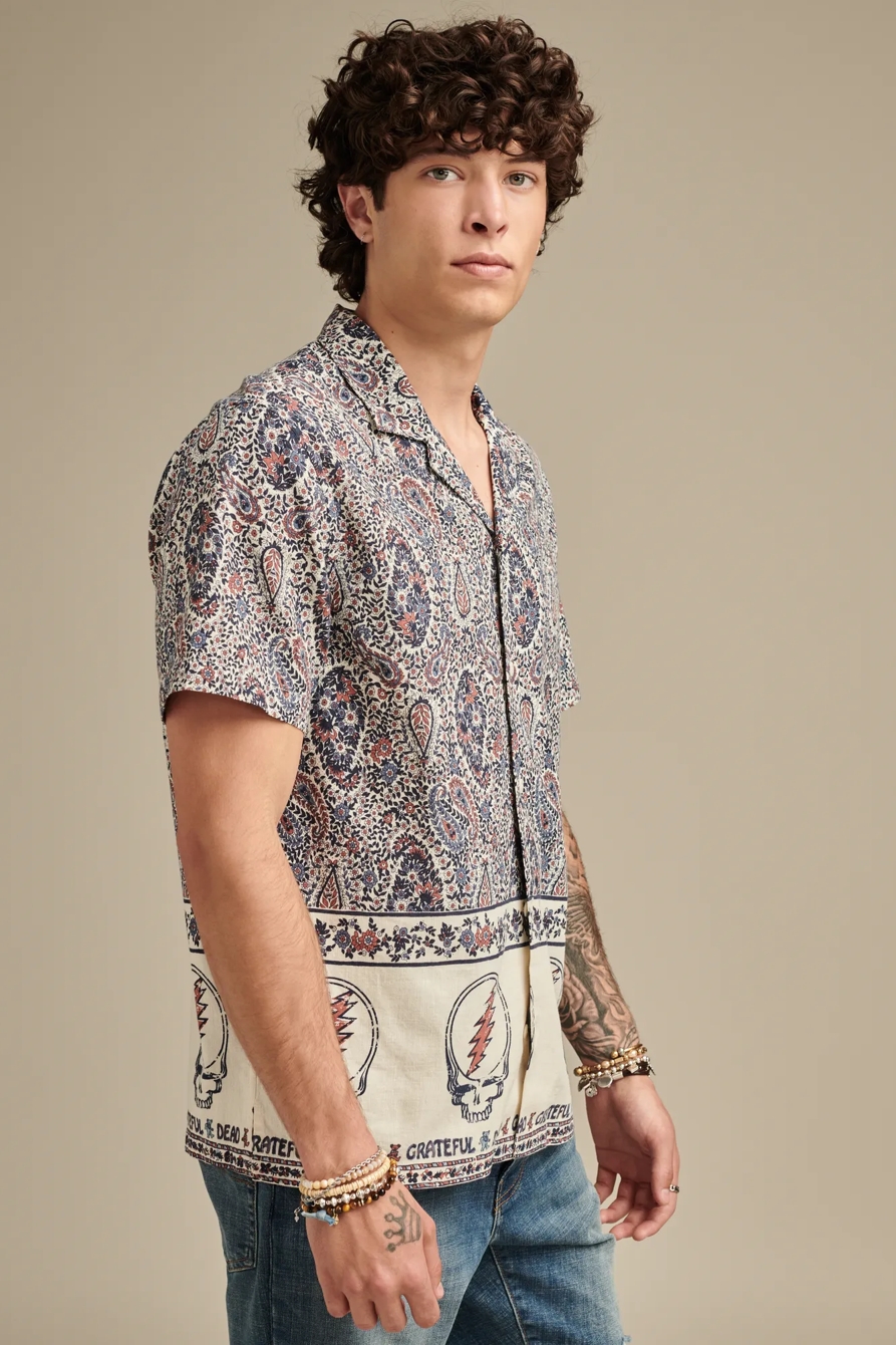 GRATEFUL DEAD SHORT SLEEVE CAMP COLLAR SHIRT, image 5