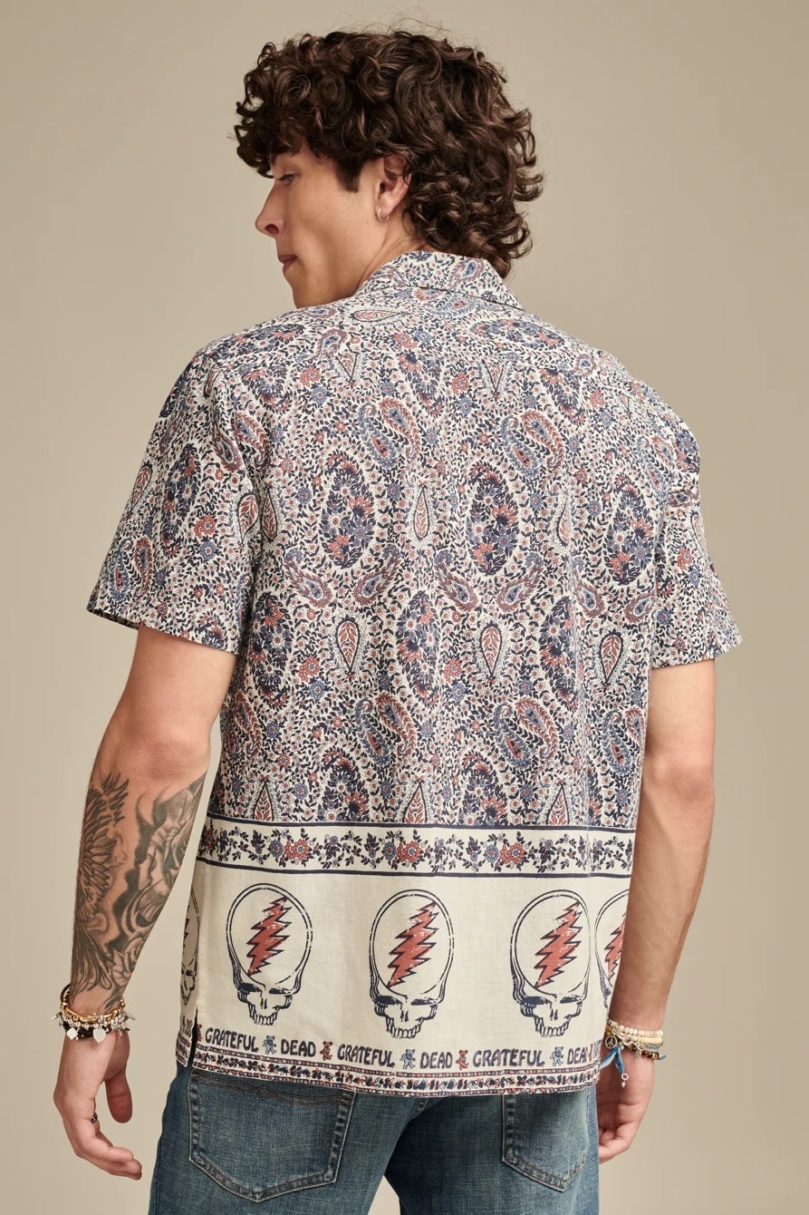 GRATEFUL DEAD SHORT SLEEVE CAMP COLLAR SHIRT, image 6