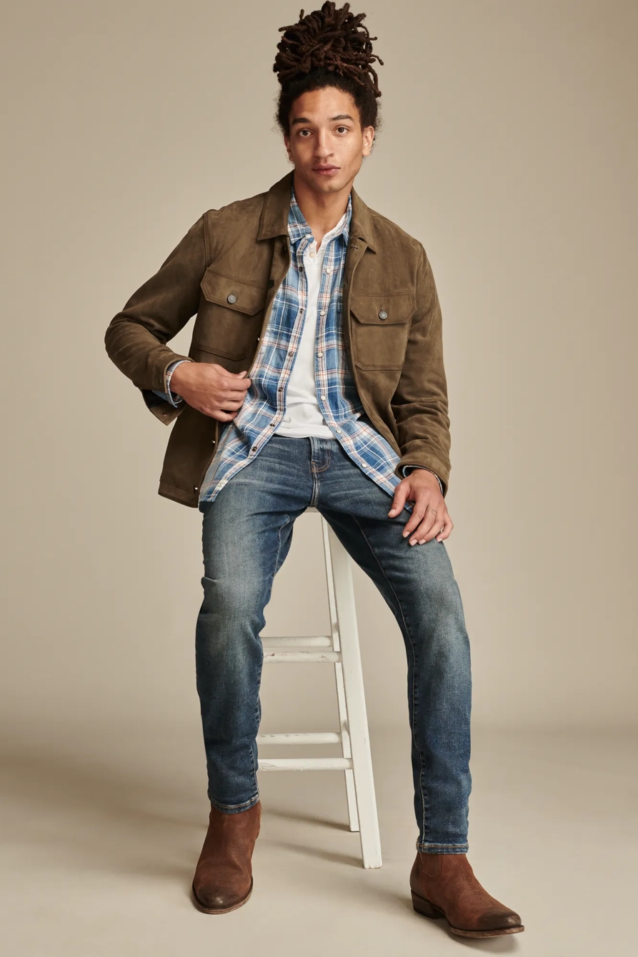 INDIGO WESTERN LONG SLEEVE SHIRT, image 5