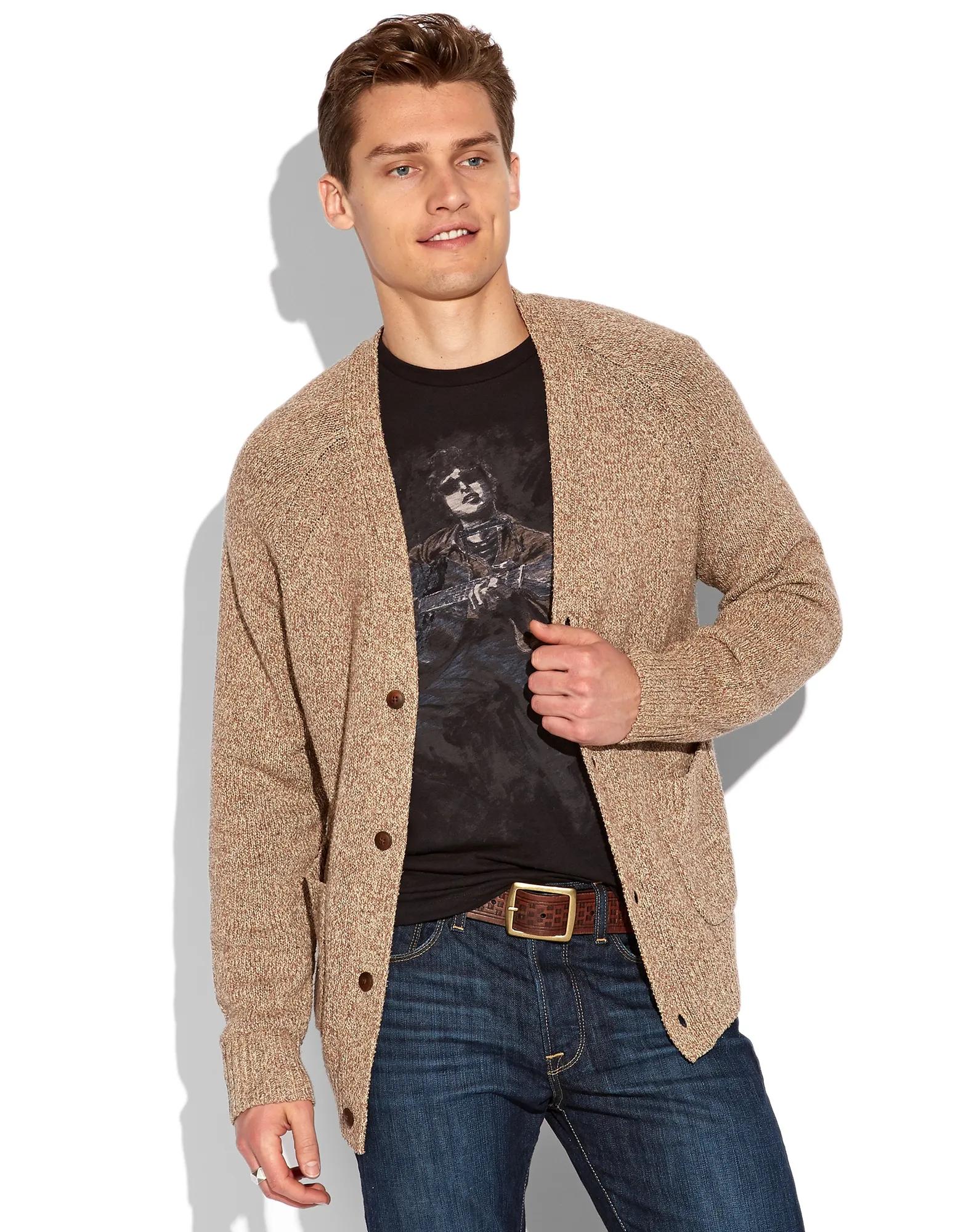SLUB 2 POCKET CARDIGAN, image 1