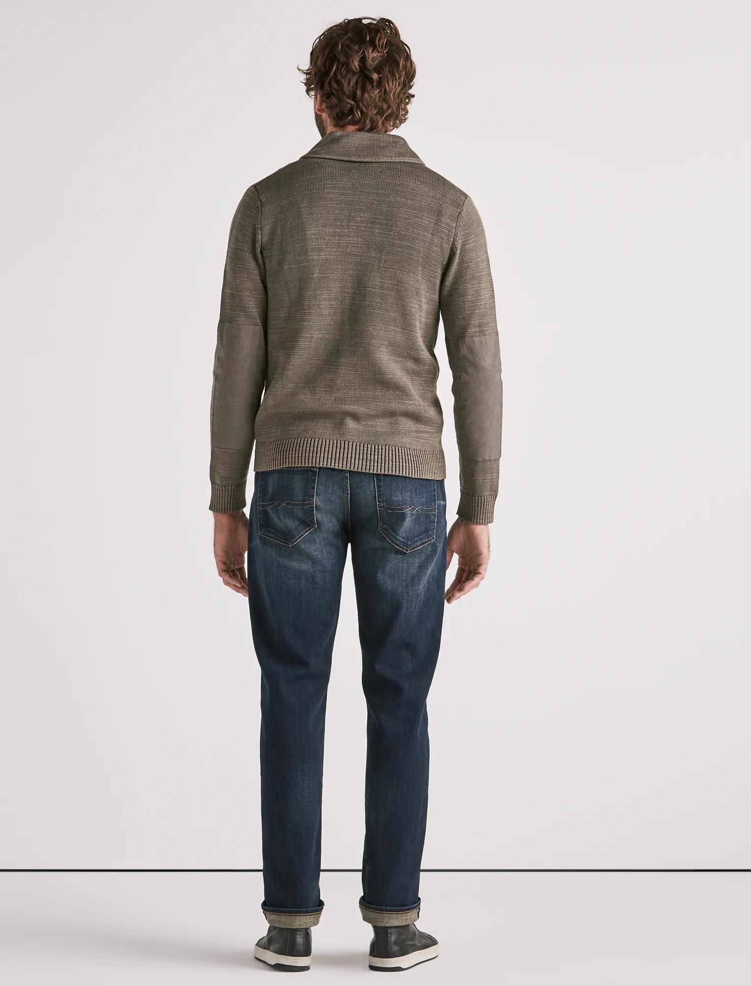 MILITARY SHAWL COLLAR CARDIGAN, image 3