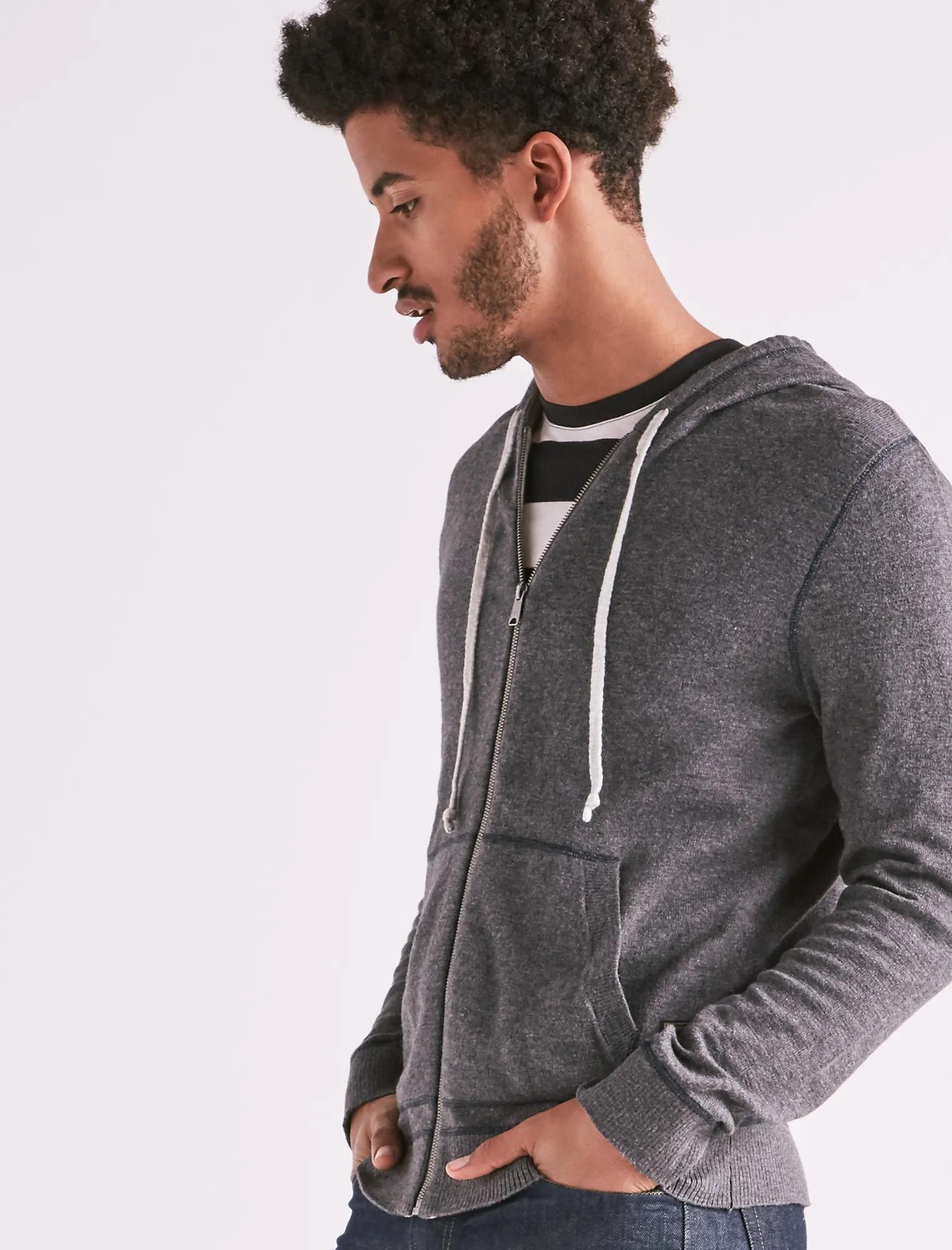 WELTERWEIGHT LINEN HOODIE, image 1