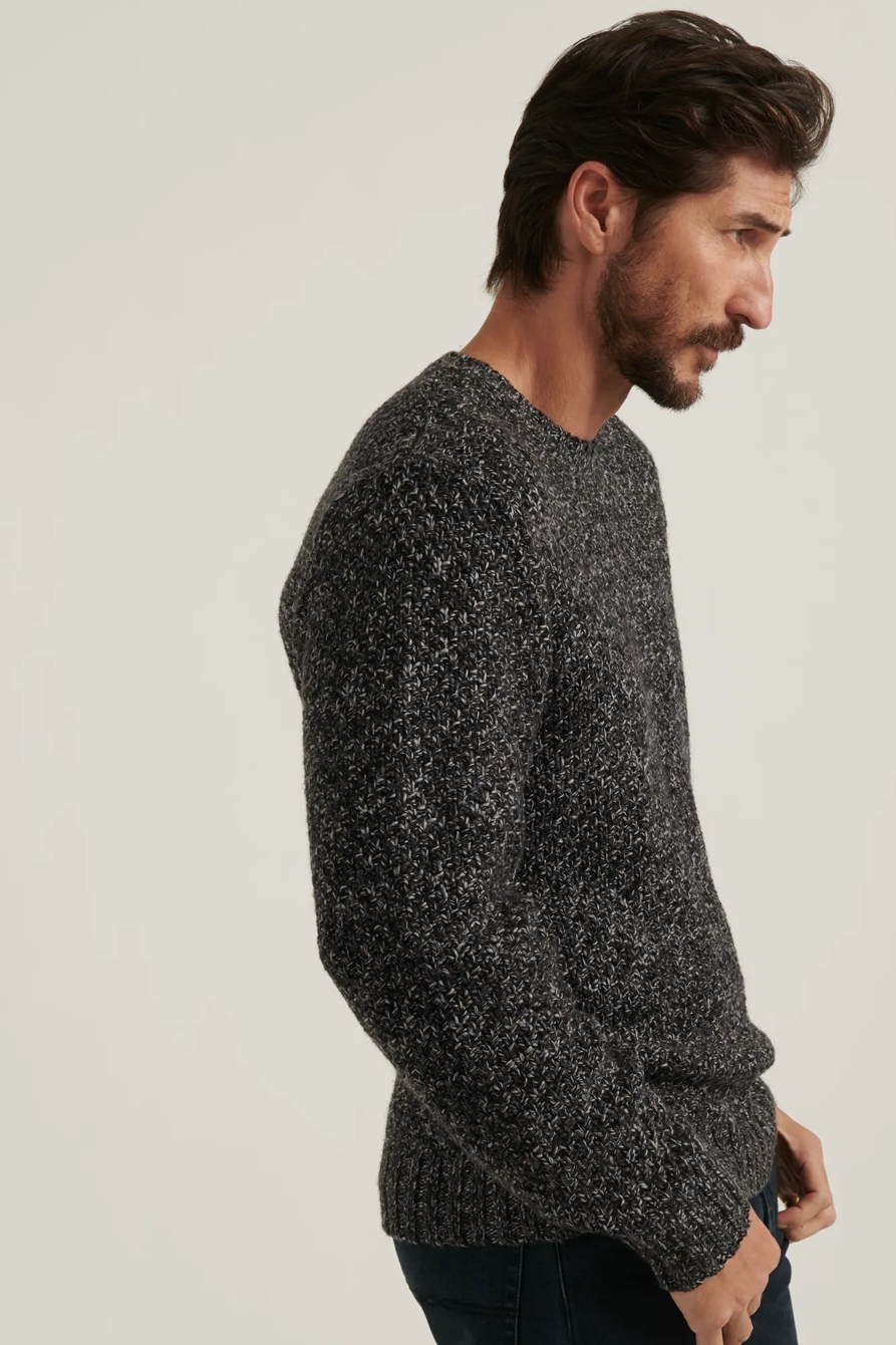 CROSS MARL STITCH PULLOVER SWEATER, image 3