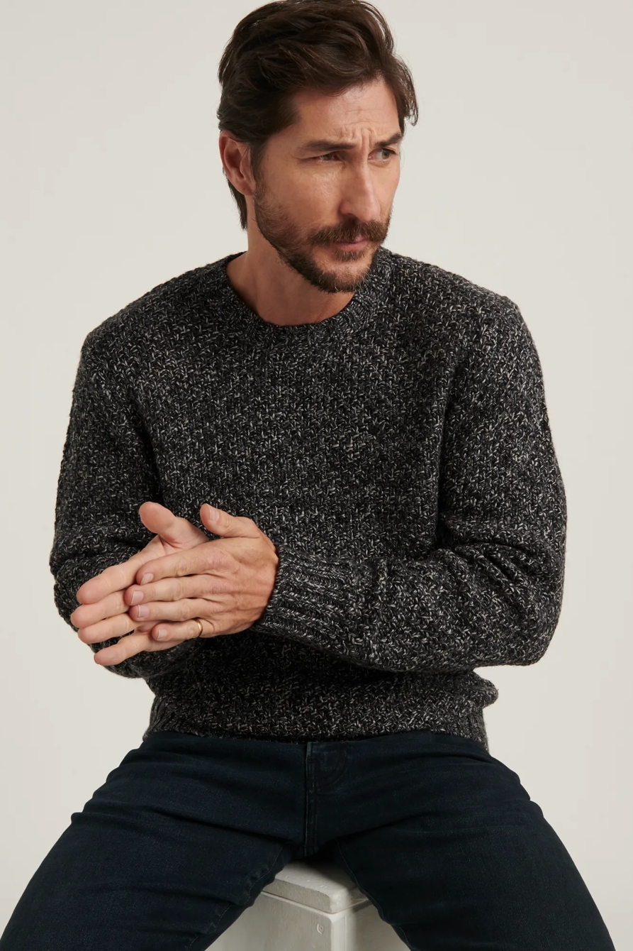 CROSS MARL STITCH PULLOVER SWEATER, image 5