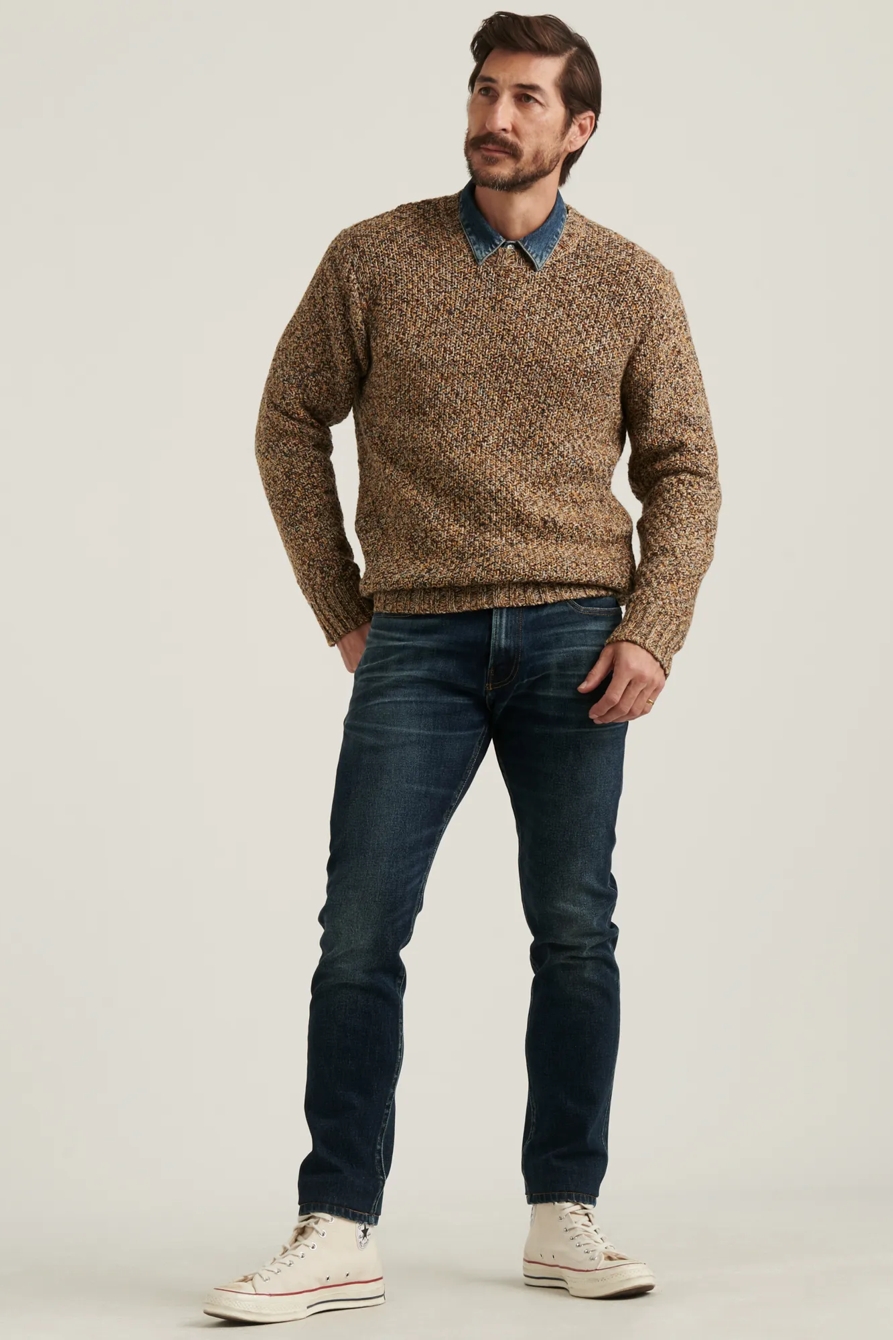 CROSS MARL STITCH PULLOVER SWEATER, image 2