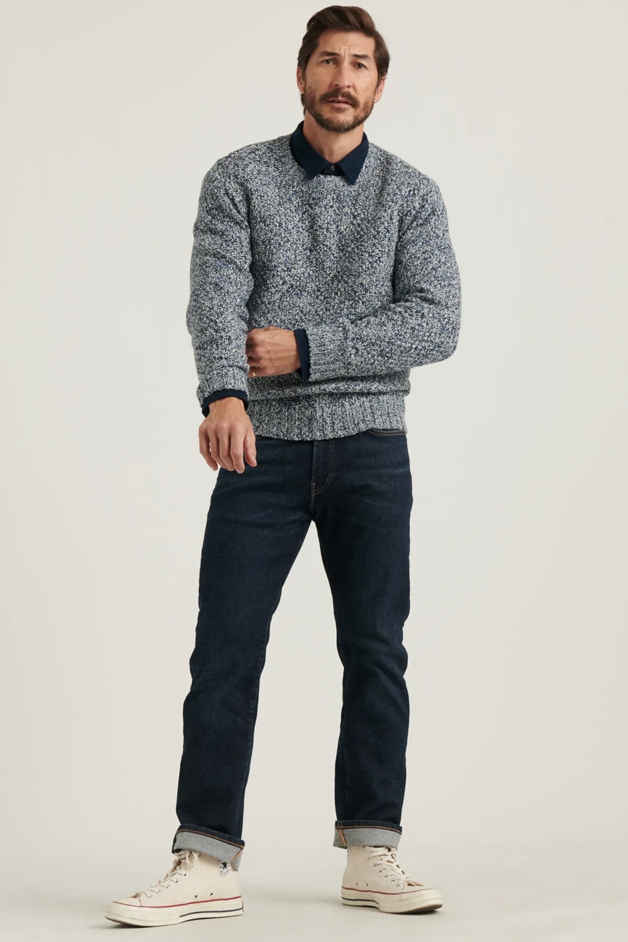 CROSS MARL STITCH PULLOVER SWEATER, image 2
