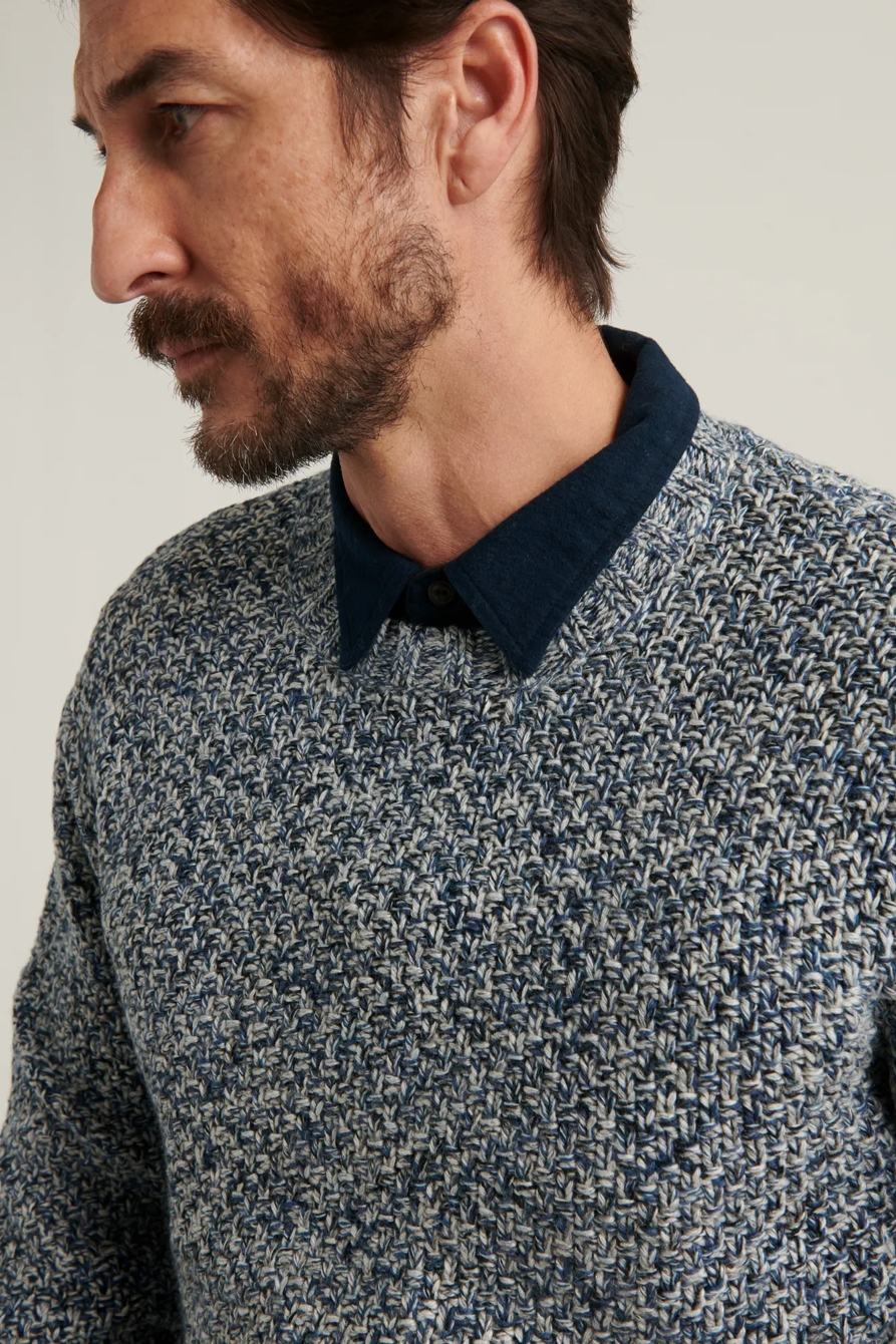 CROSS MARL STITCH PULLOVER SWEATER, image 5
