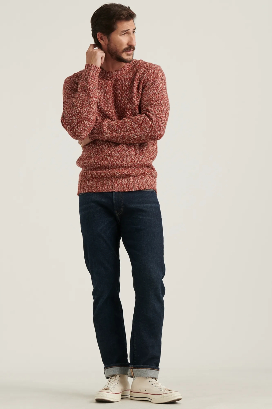 CROSS MARL STITCH PULLOVER SWEATER, image 2