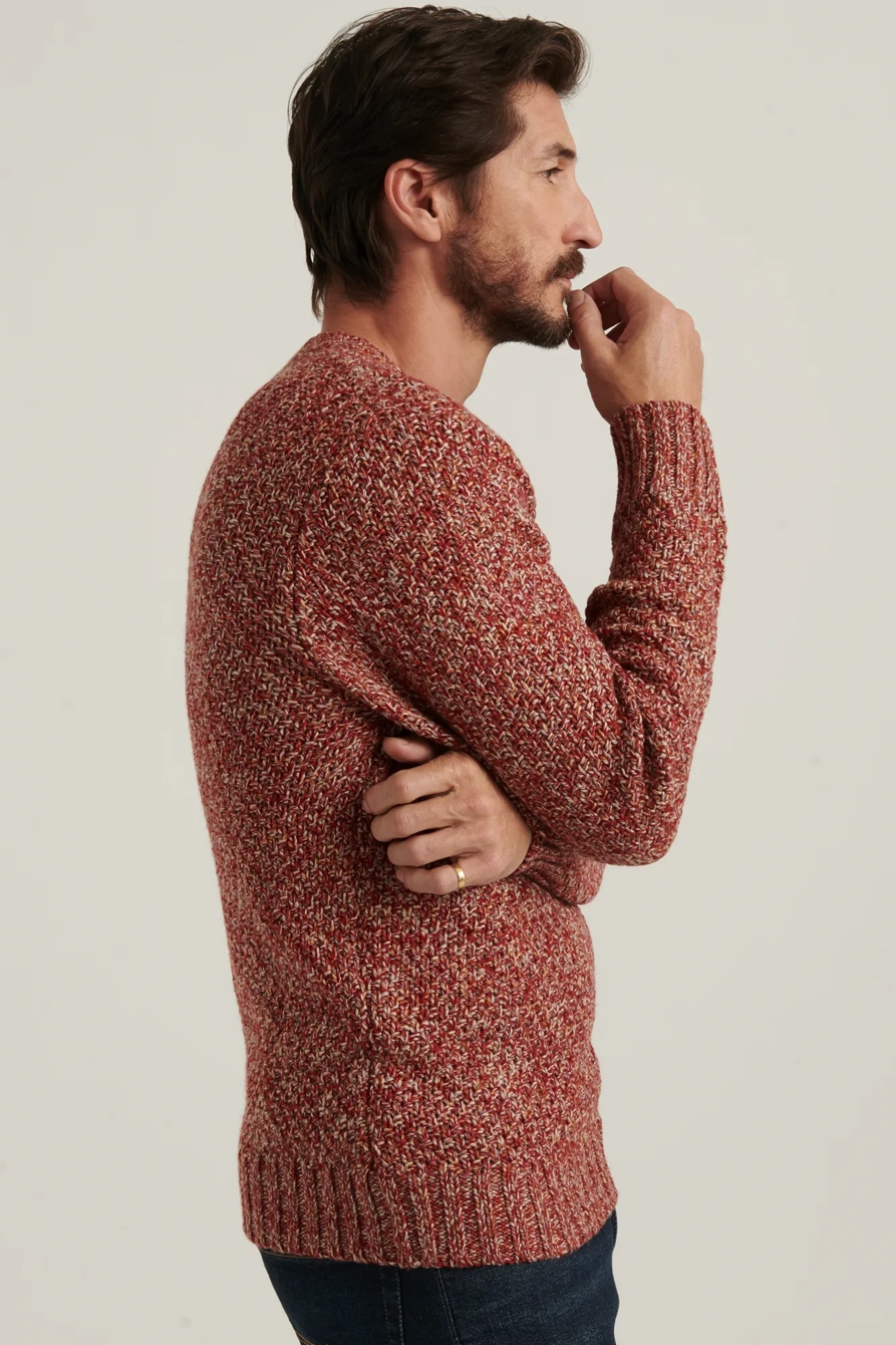CROSS MARL STITCH PULLOVER SWEATER, image 3