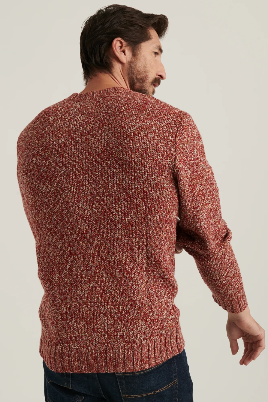 CROSS MARL STITCH PULLOVER SWEATER, image 4