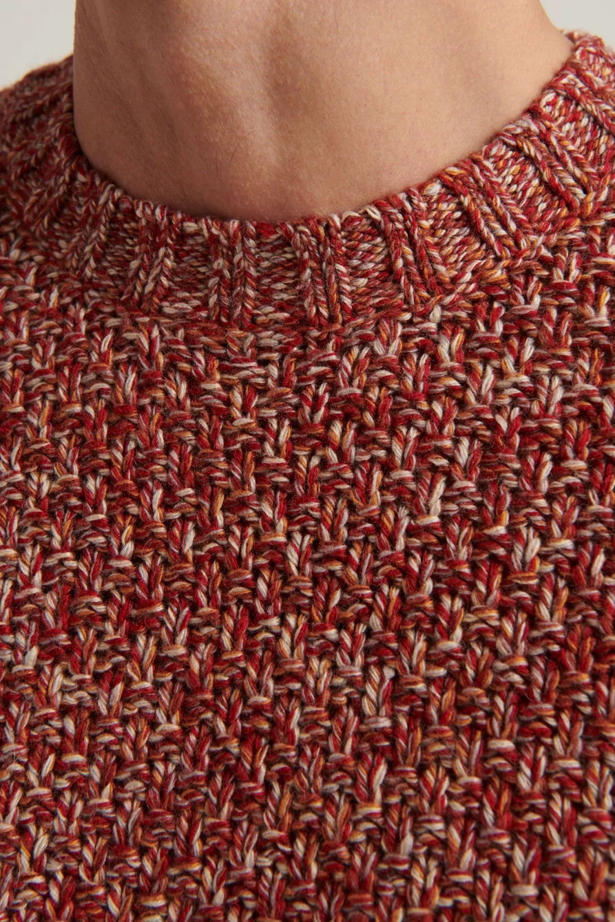 CROSS MARL STITCH PULLOVER SWEATER, image 5