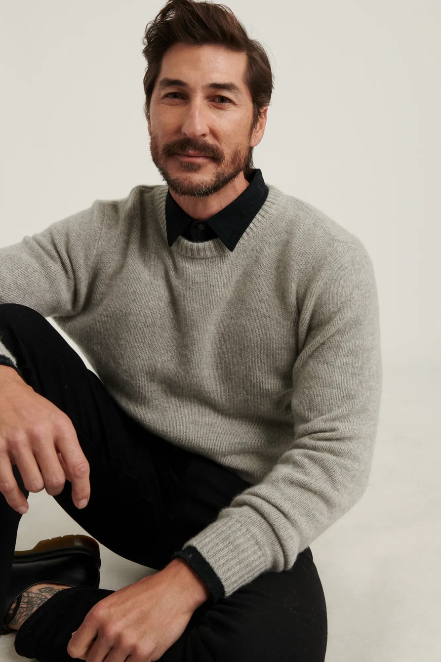 BRUSHED CASHMERE SWEATER, image 6