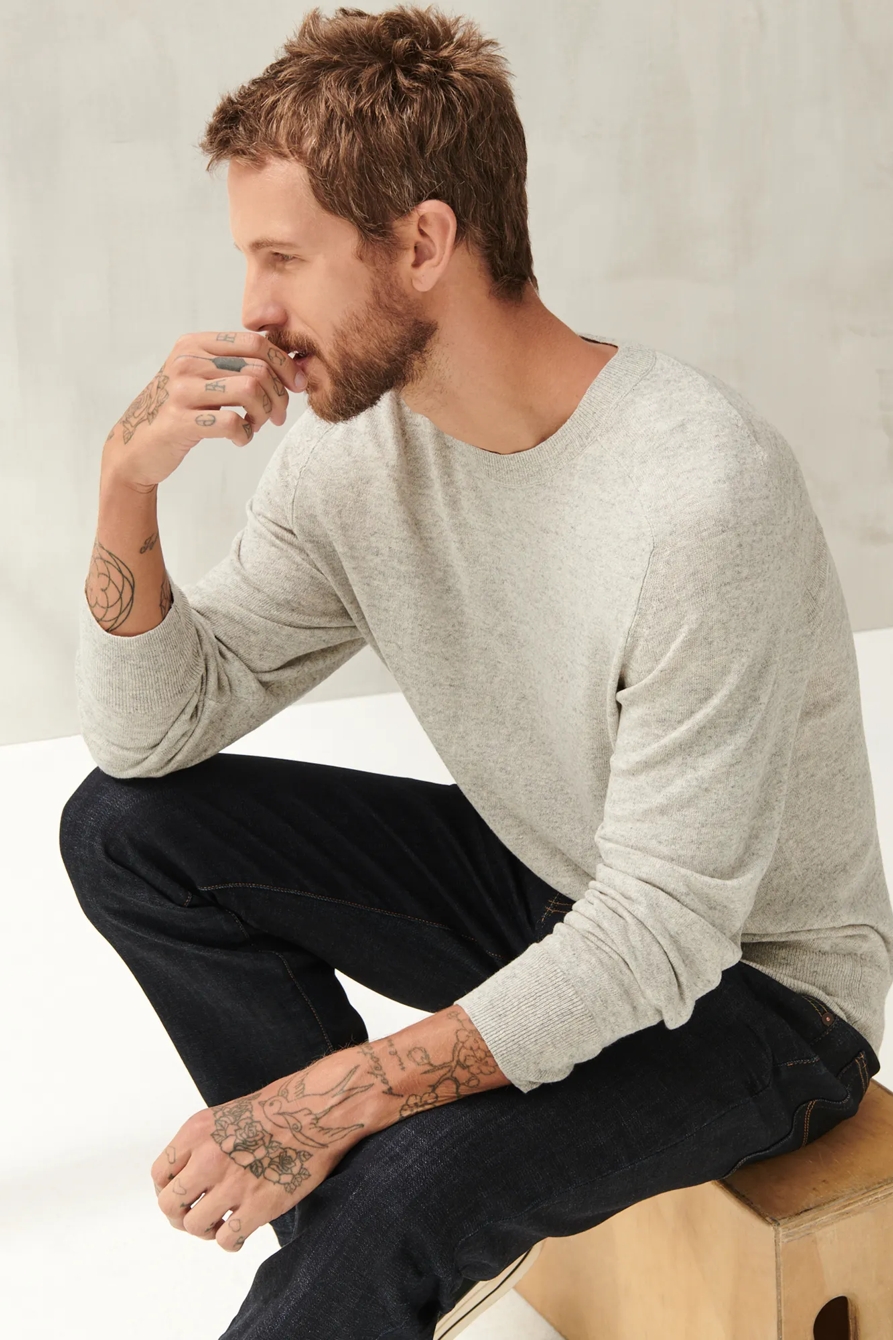 LINEN WELTERWEIGHT CREW, image 5