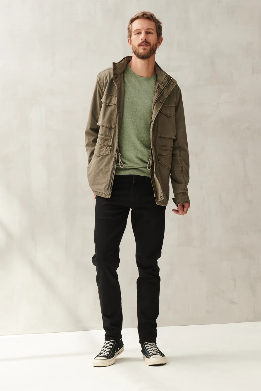 LINEN WELTERWEIGHT CREW, image 2