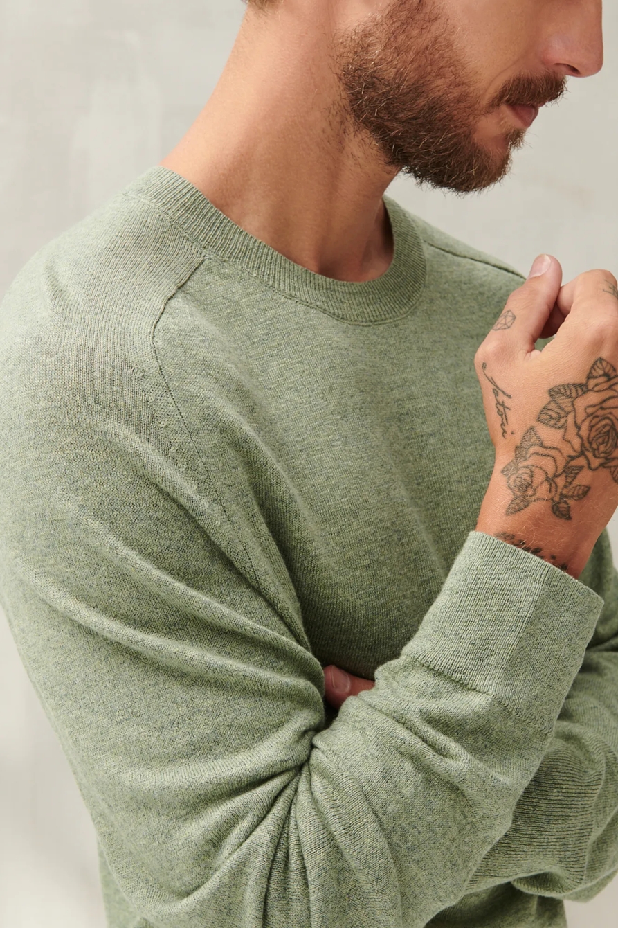 LINEN WELTERWEIGHT CREW, image 5