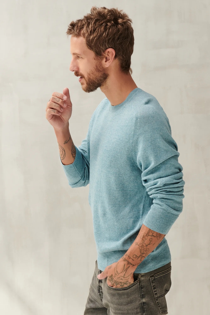 LINEN WELTERWEIGHT CREW, image 3