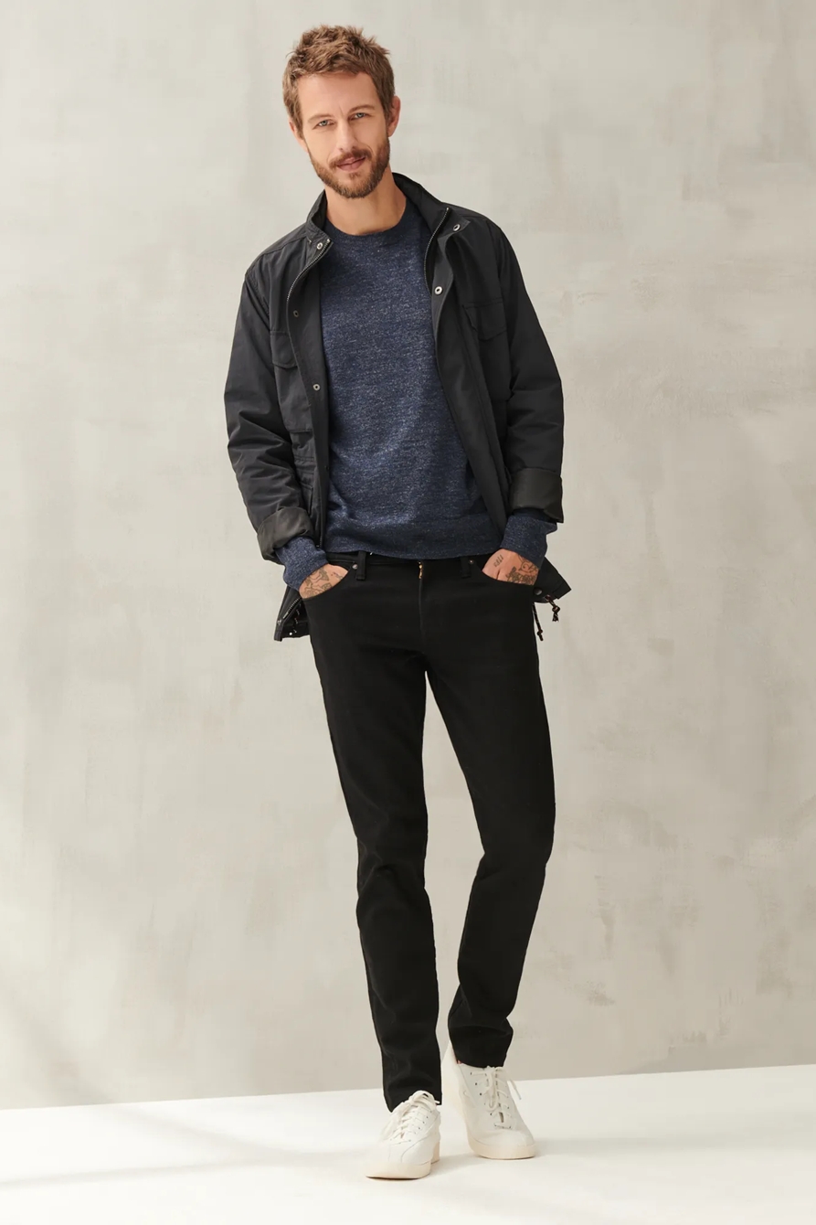 LINEN WELTERWEIGHT CREW, image 2