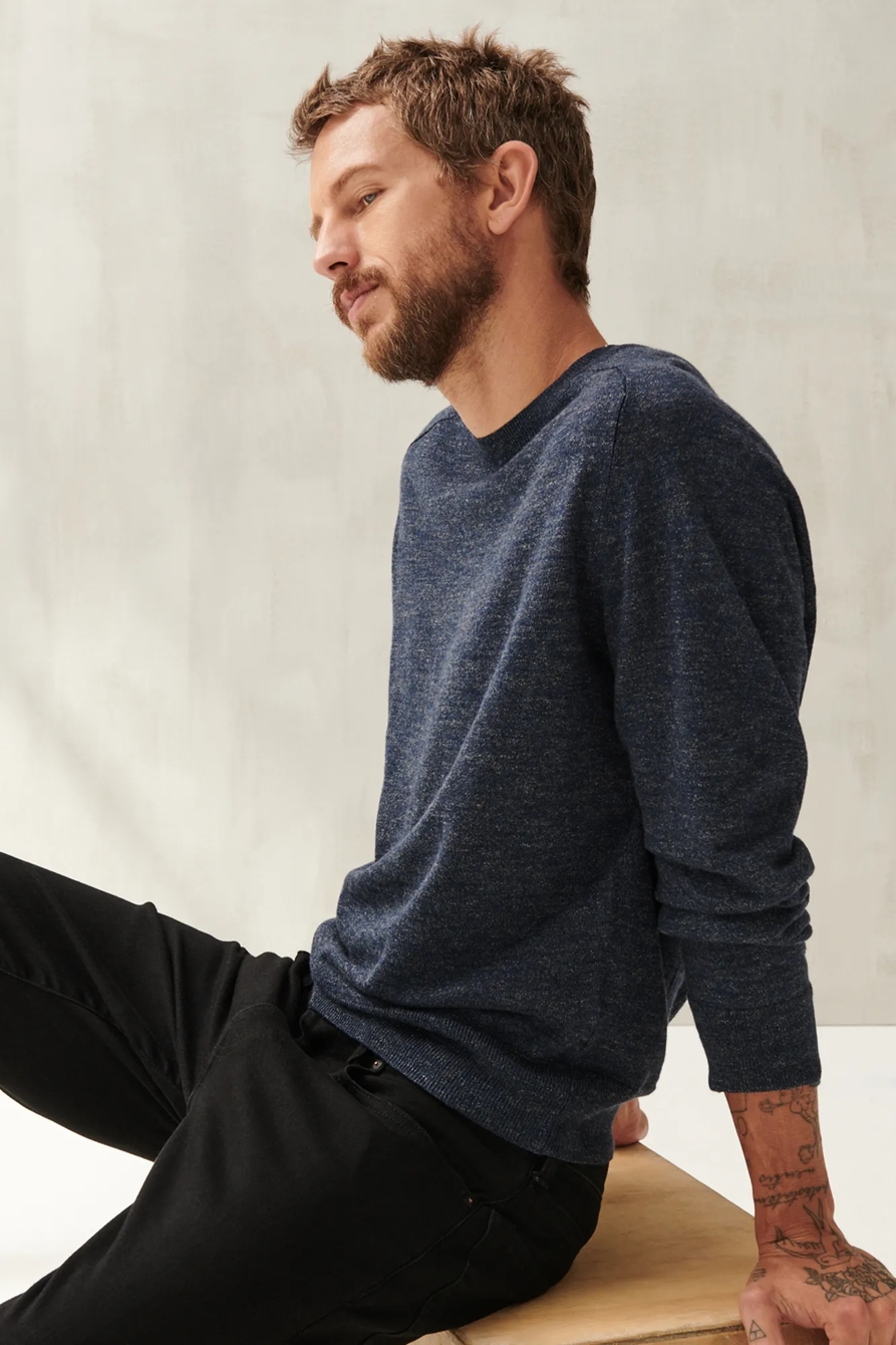 LINEN WELTERWEIGHT CREW, image 5