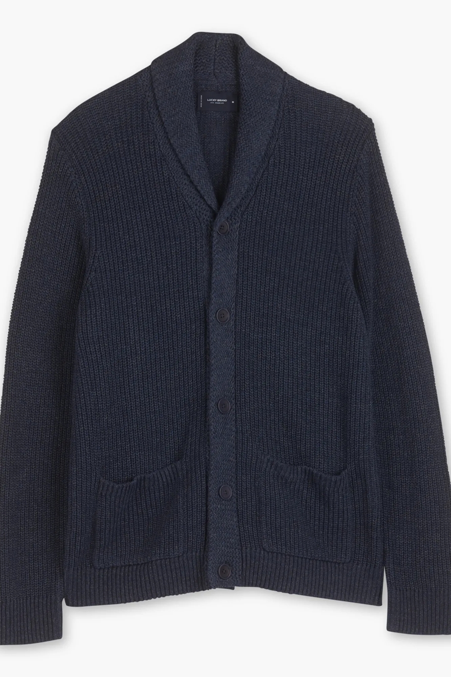 SHAWL COLLAR CARDIGAN | Lucky Brand