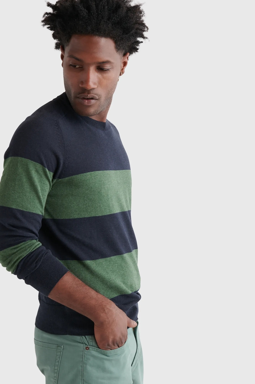 STRIPED WELTERWEIGHT CREW, image 3