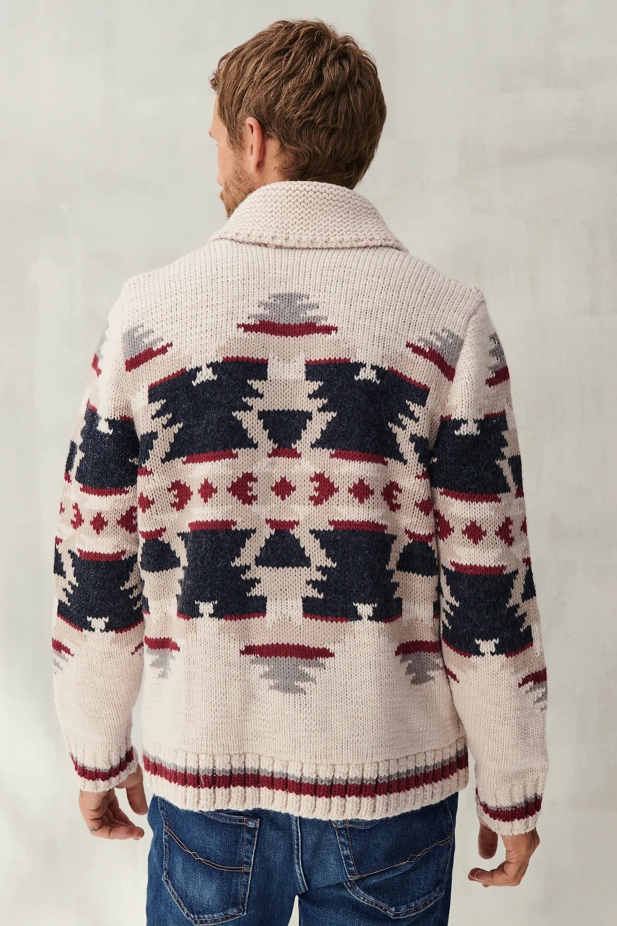SHERPA-LINED LEGACY SHAWL COLLAR CARDIGAN, image 5