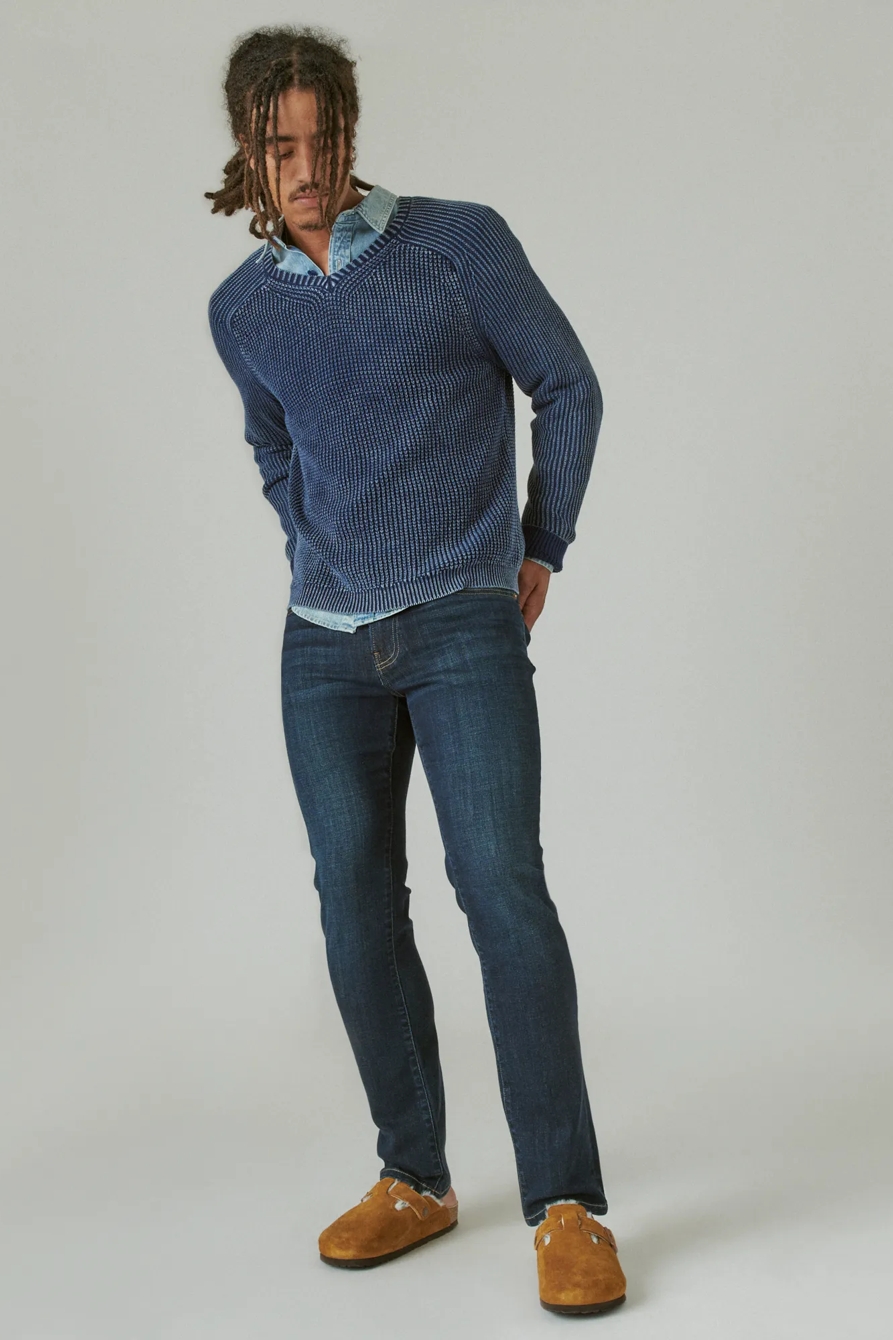 TEXTURED V-NECK SWEATER, image 2