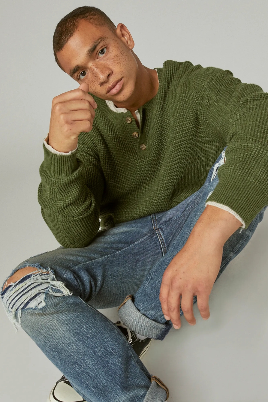TEXTURED HENLEY, image 6